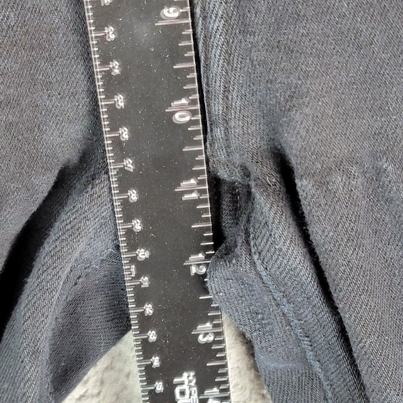 Kancan Womens 9/ 28 Haven Ultra High Rise Slim Straight Jeans Black Distressed - Picture 5 of 9